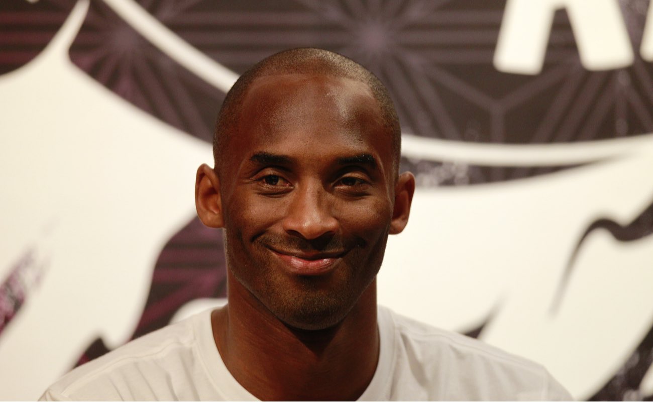 NBA basketball player Bryant Kobe of Los Angeles Lakers at a promotional event in Guangzhou 2015