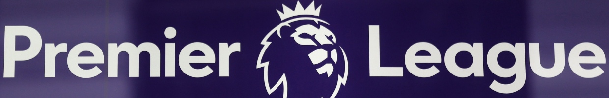 The Premier League Sign and Logo on a Blue Background - Photo By ISABEL INFANTES / Getty Images