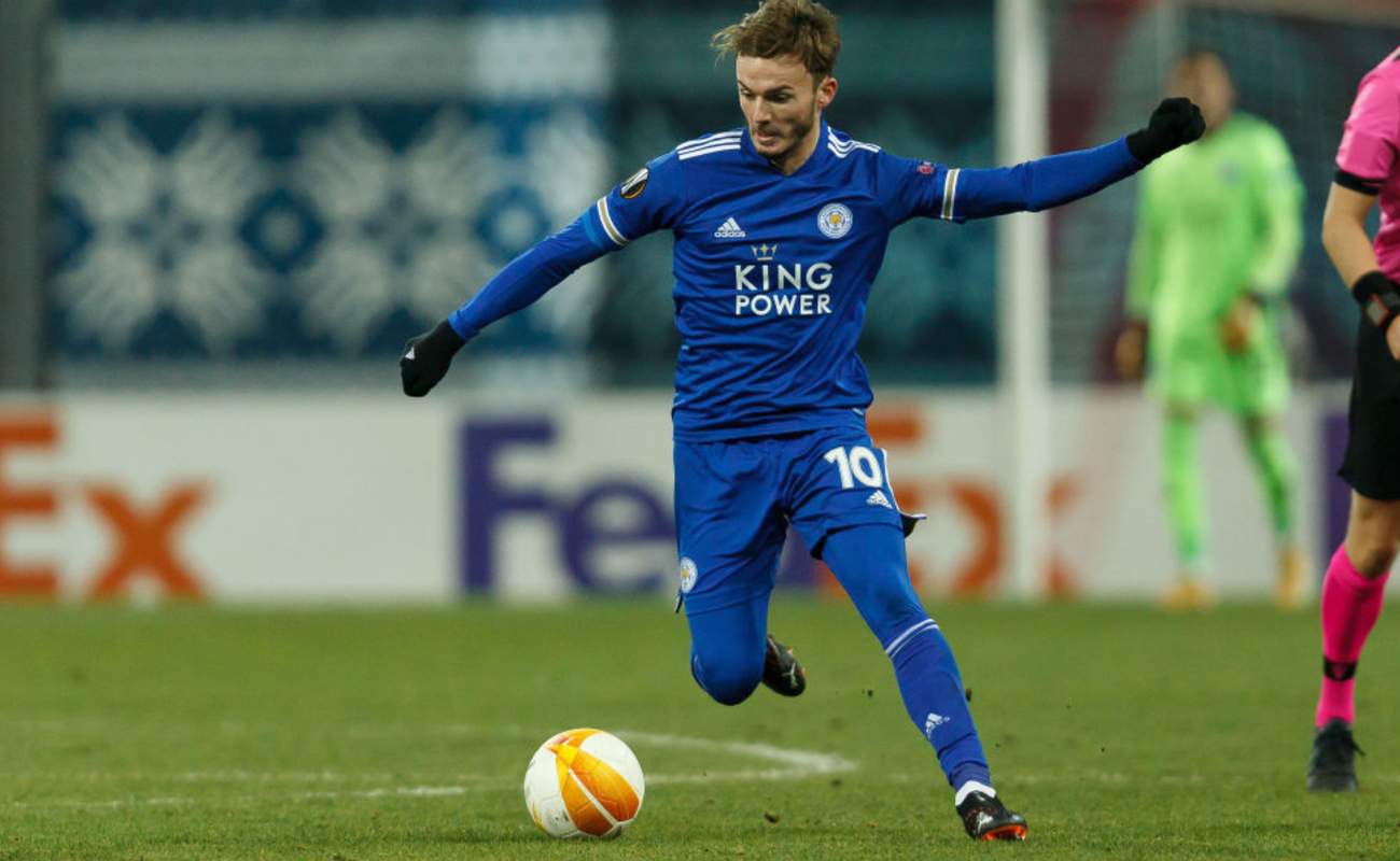 James Maddison of Leicester City Controls the Ball - Photo by Stanislav Vedmid / Getty Images