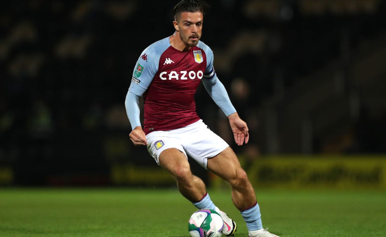 Jack Grealish of Aston Villa Dribbles the Ball - Photo by Mike Egerton / Getty Images