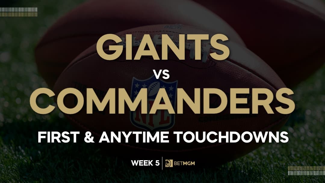 Commanders-Giants: First & Anytime TD Odds & Picks - Week 5